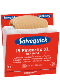 Salvequick ® Einsatz REF 6454, 15 Fingertip XL