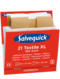 Salvequick ® Einsatz REF 6470, 21 Textile