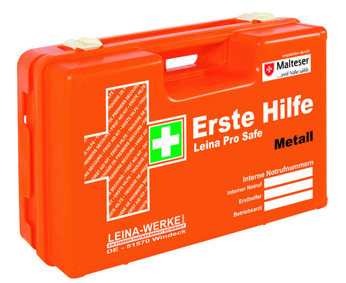 Erste Hilfe Koffer DIN 13157-2021,ProSafe Metallbearbeitung
