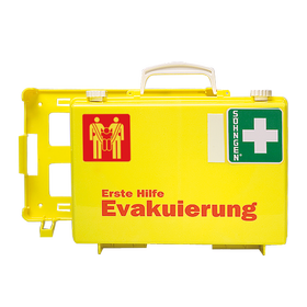 Erste Hilfe Koffer Evakuierung, gelb mit 1 Rettungssitz