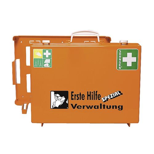 Erste Hilfe Koffer Spezial Ö-NORM, Verwaltung