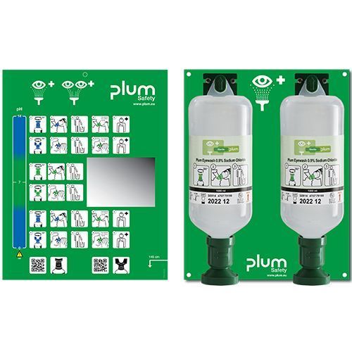 PLUM Augenspülstation Maxi mit 2 x 1000 ml Augenspülung (4708)