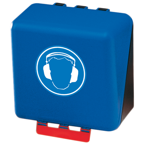 SecuBox Midi, blau - inkl. 4 Gebotszeichen