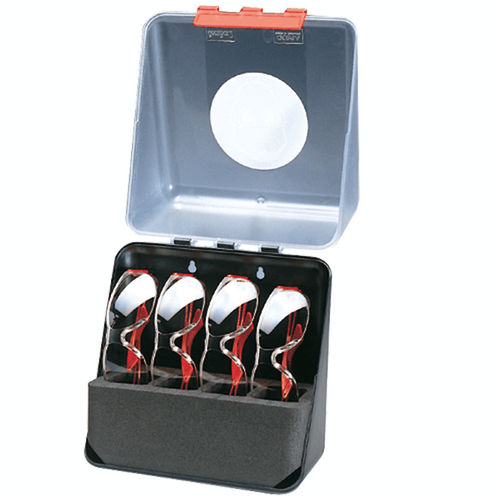 SecuBox Midi Aufbewahrungsbox für Augen Atem Gehörschutz Handschuhe 23,6x22,5 cm 