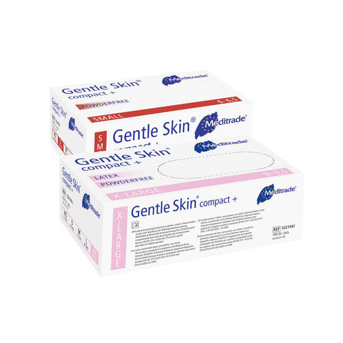 Latexhandschuhe Gentle Skin® compact+, 100 Stück Gr. L
